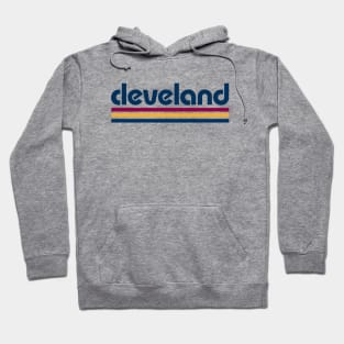 Retro Cleveland Stripes Hoodie